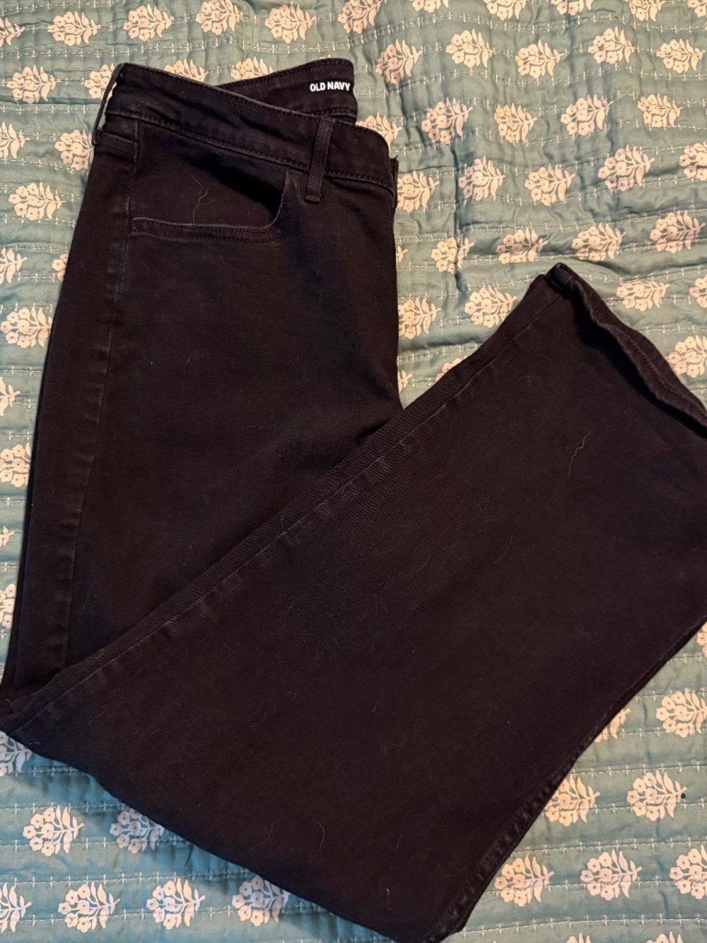 Old Navy High-Rise "WOW Wide Leg" Black Jeans